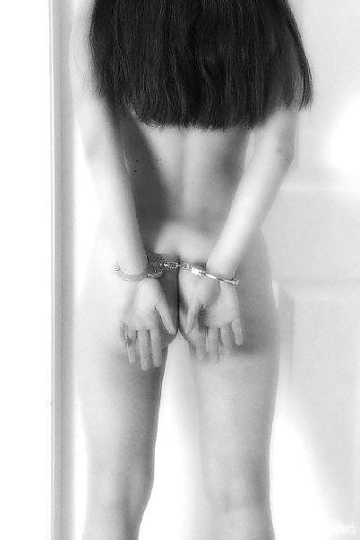 22P Black and white bdsm art