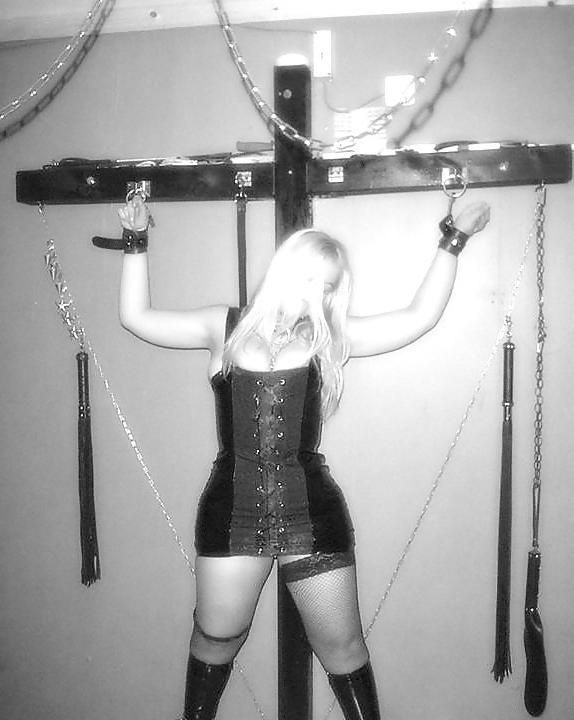 22P Black and white bdsm art