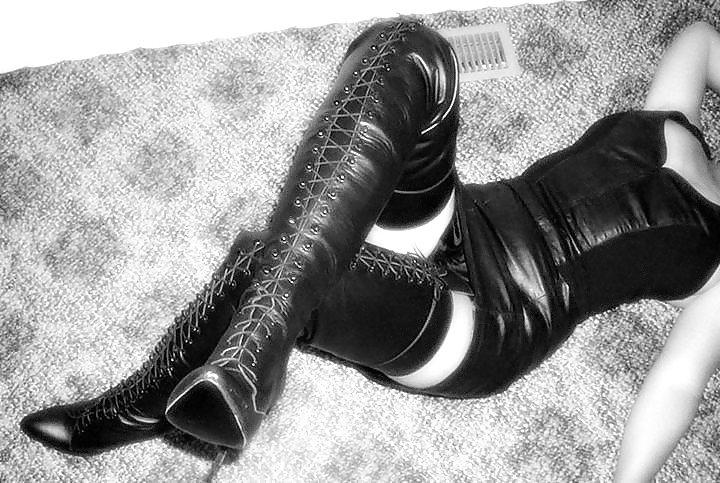 22P Black and white bdsm art