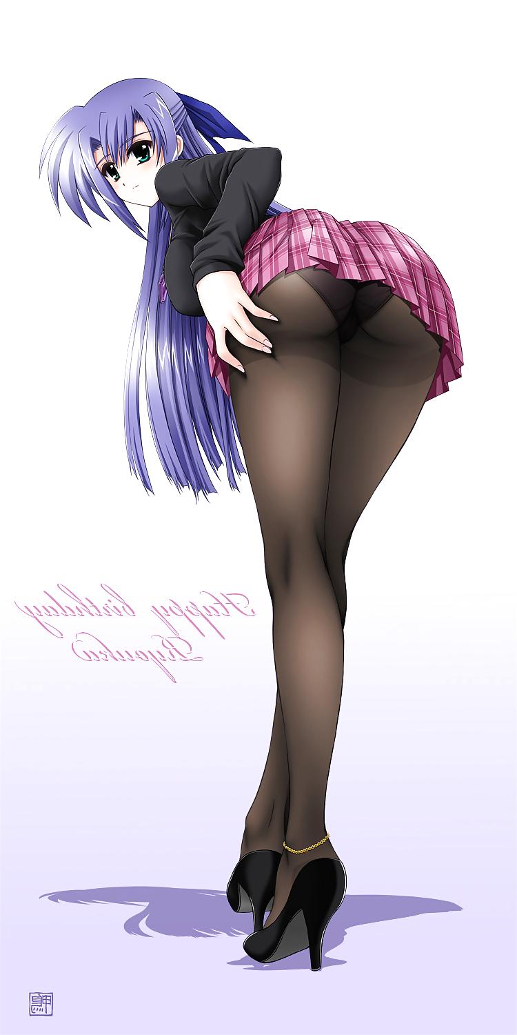10P Pantyhose and feet hentai #6