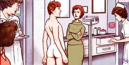 20P Erotic art of Barbara OToole Female Led Spanking-