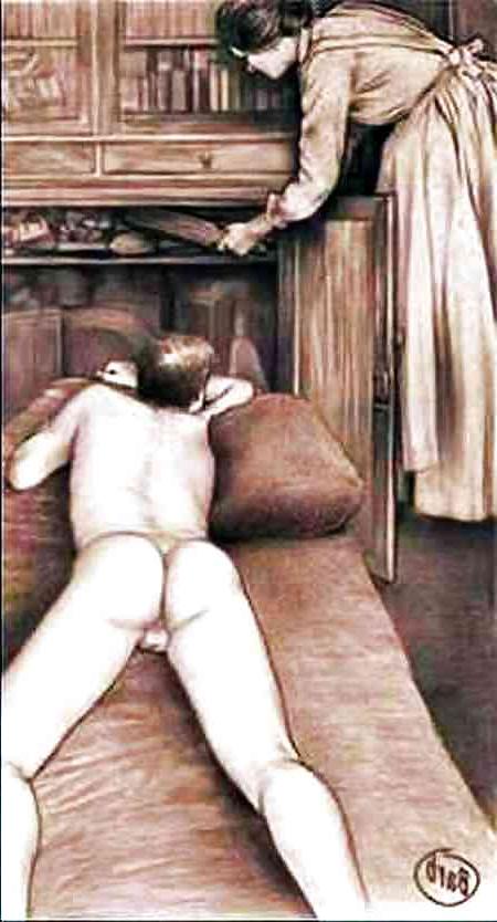 20P Erotic art of Barbara OToole Female Led Spanking-
