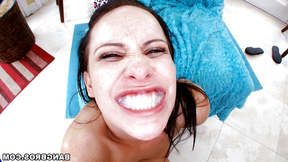 17P White women -- with cum from thick BBC's in their mouths