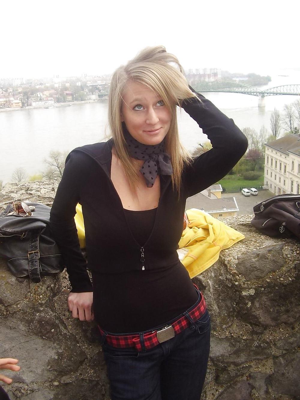 25P Blonde bitch, whore