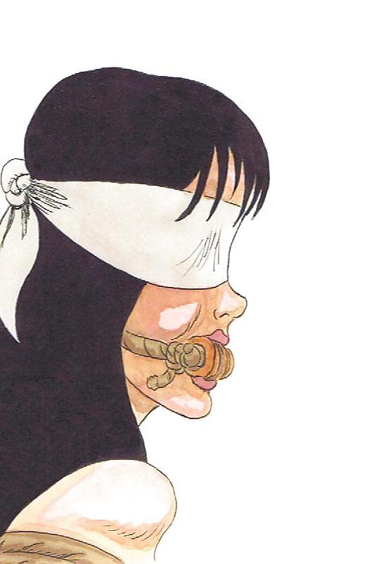19P Pin up girls in bdsm artworks of Snap Dragon