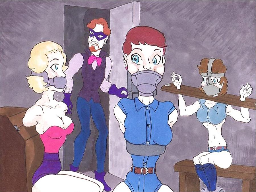 19P Pin up girls in bdsm artworks of Snap Dragon
