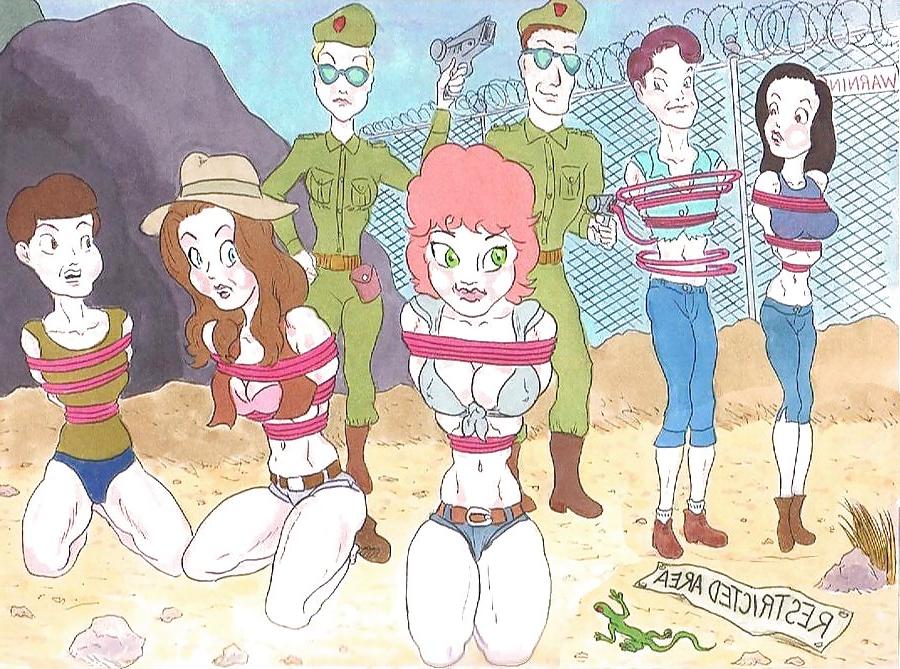 19P Pin up girls in bdsm artworks of Snap Dragon