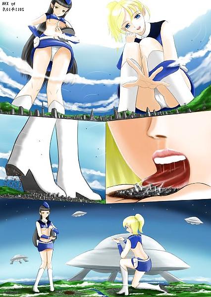 25P 0165- Cartoon Porn-Art - Giantess vore and Unbirth (01)