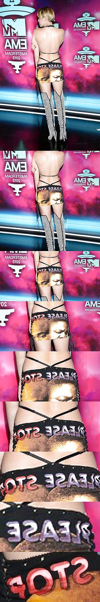 25P Miley CYRUS TOPLESS & SHOWING ASS