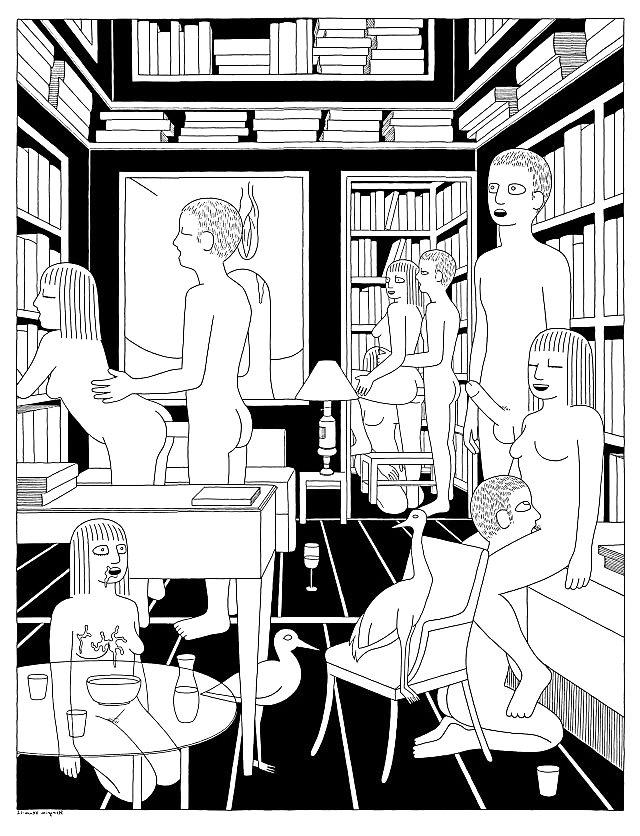 25P Thematic Drawn Porn Art 29 - Orgies