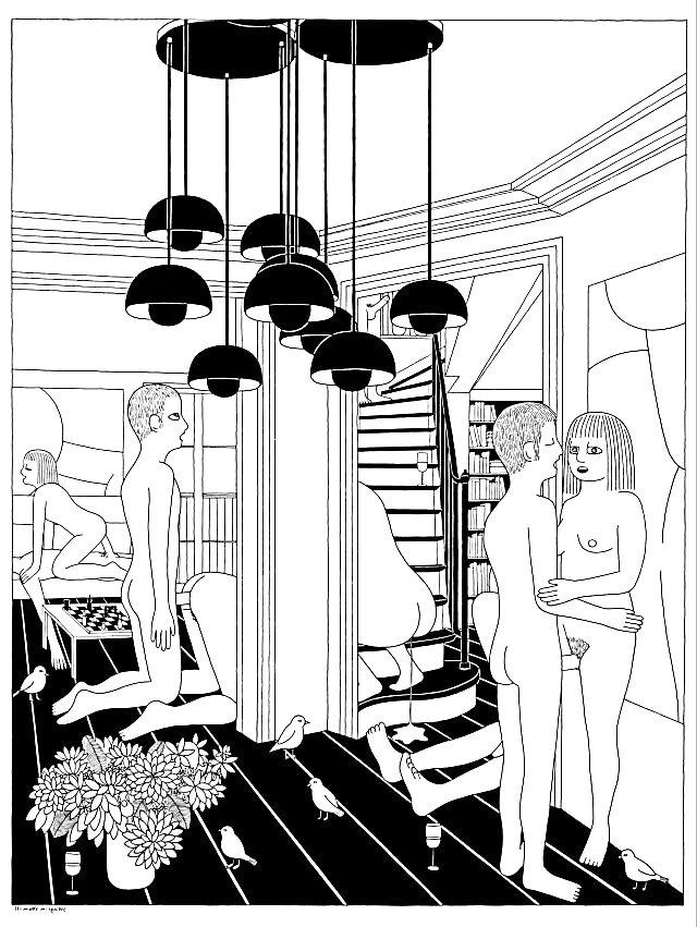 25P Thematic Drawn Porn Art 29 - Orgies