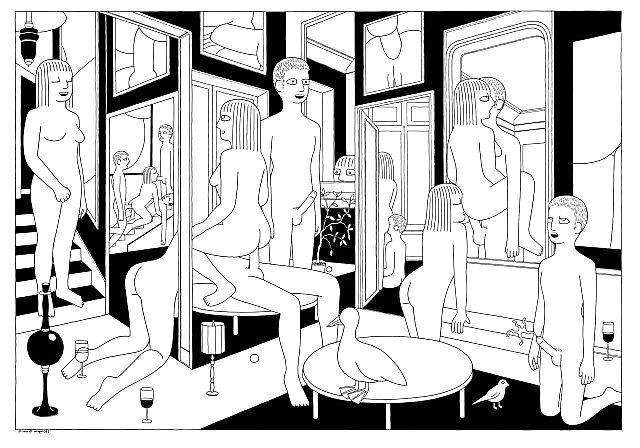 25P Thematic Drawn Porn Art 29 - Orgies
