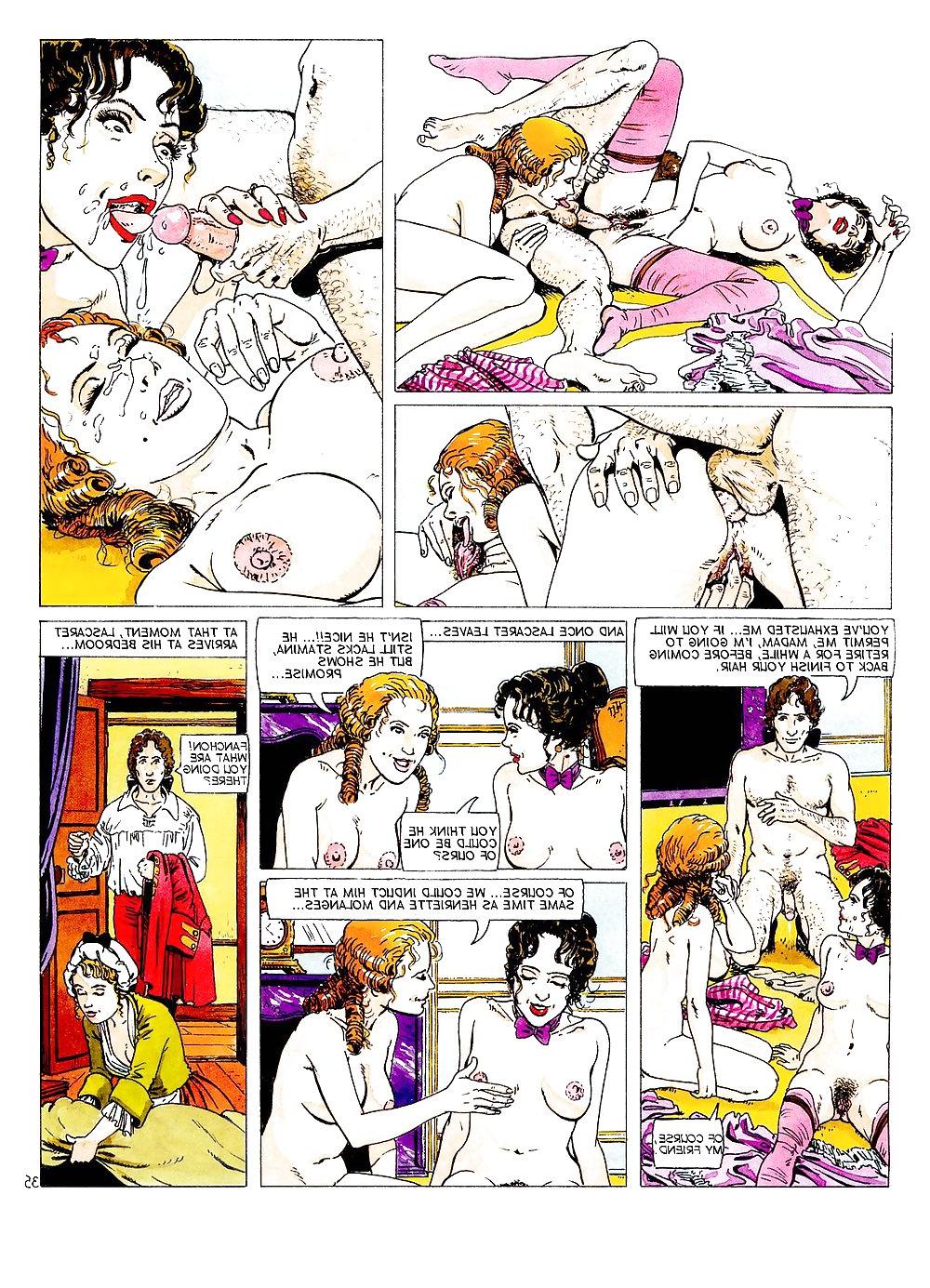 25P Erotic Comic Art 35 -  Hugdebert - The Venuses