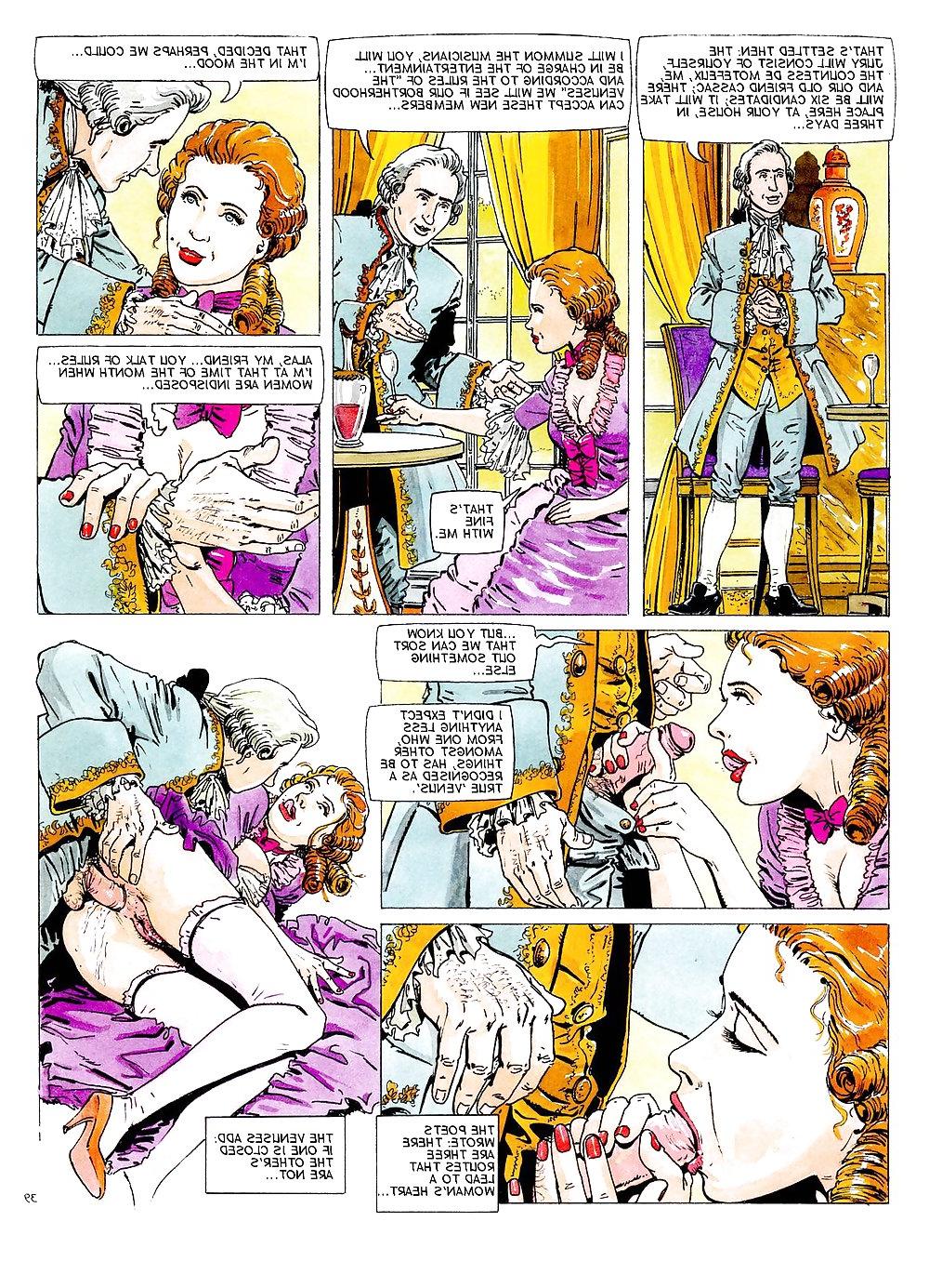 25P Erotic Comic Art 35 -  Hugdebert - The Venuses