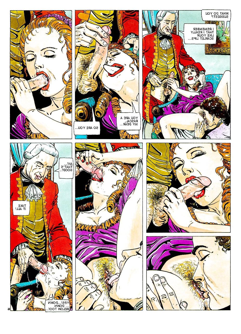 25P Erotic Comic Art 35 -  Hugdebert - The Venuses