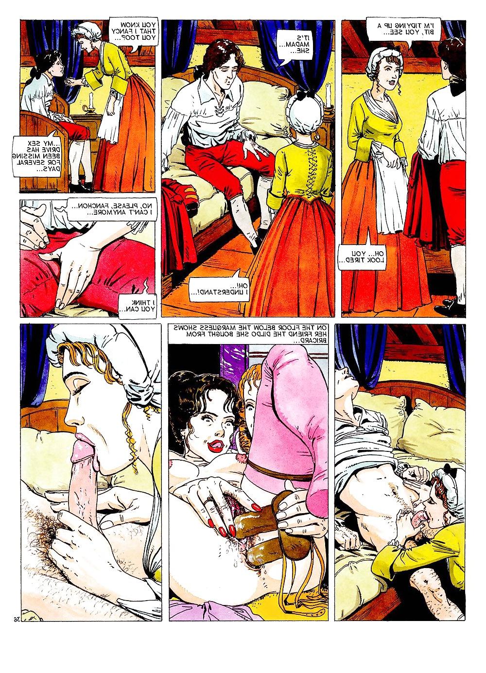 25P Erotic Comic Art 35 -  Hugdebert - The Venuses