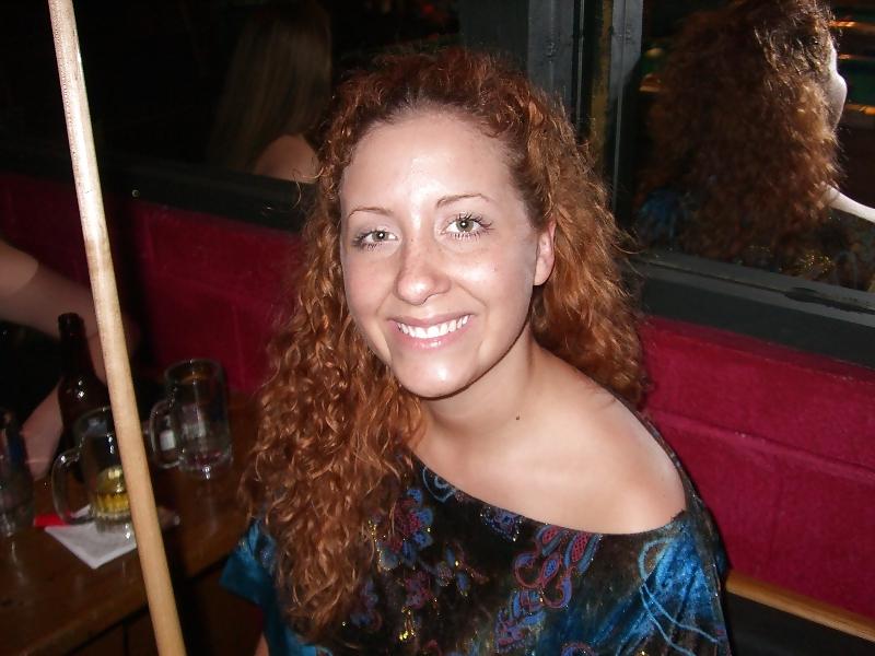 7P Cute redhead with small tits...