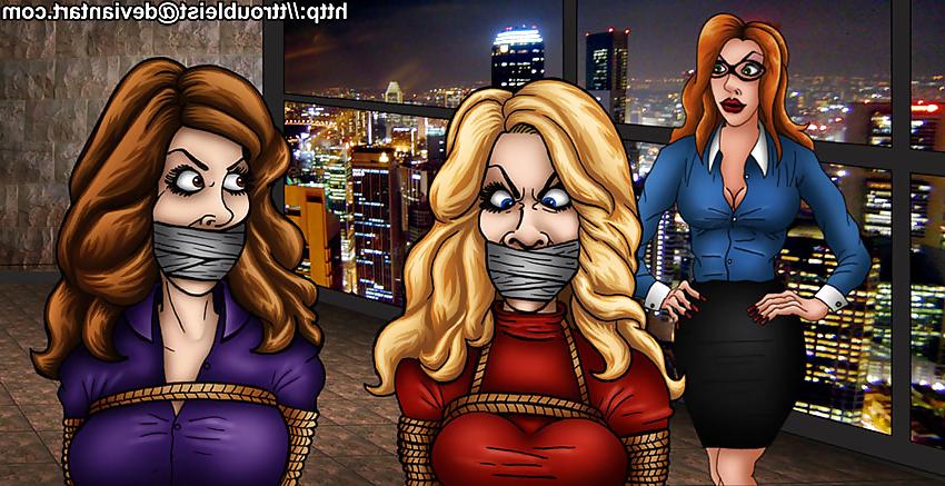 19P T Roubleist depicts bdsm art in a way of funny cartoons