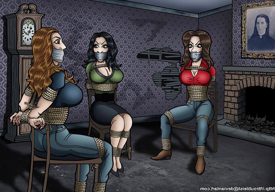 19P T Roubleist depicts bdsm art in a way of funny cartoons