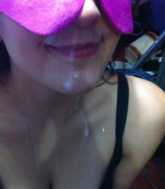 5P Natalie - the dirty brunette from London loves cum and BBC