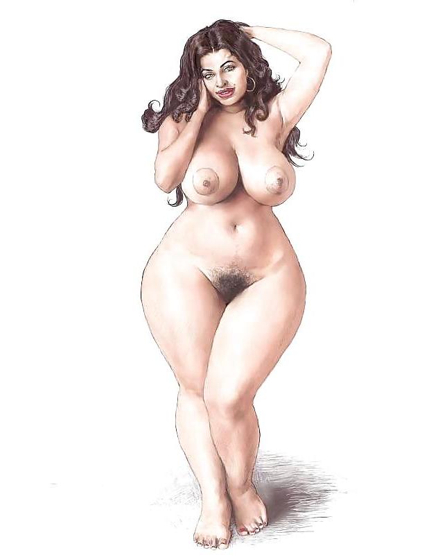 25P Voluptuous Art by P.H. uploaded by BBWS-R-US