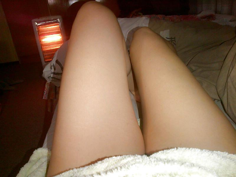 10P Black Stockings Feet Legs and Toes
