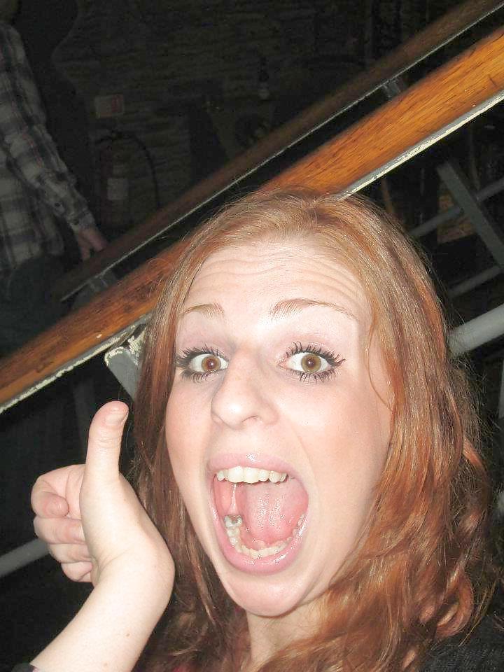 20P British girl open mouth