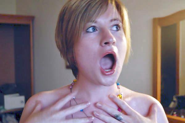 20P British girl open mouth