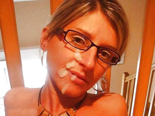 19P Cute Teen Facials with Glasses - 4