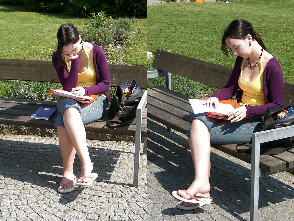 25P Candid Feet - Pix taken by me