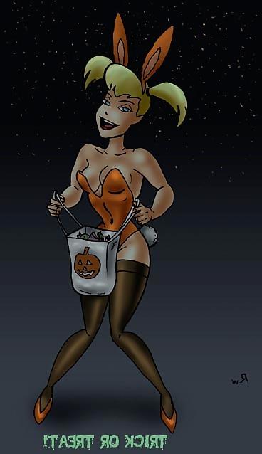 25P Cheezecake HALLOWEEN Toon Art