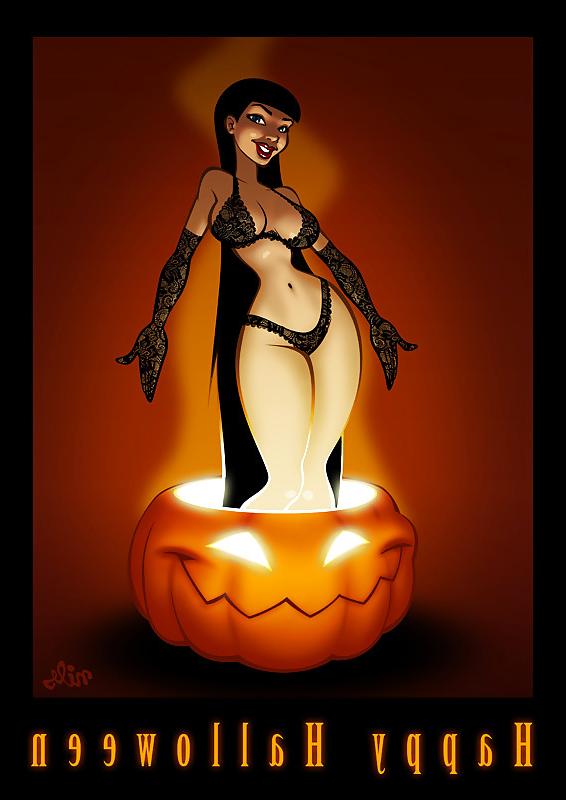 25P Cheezecake HALLOWEEN Toon Art