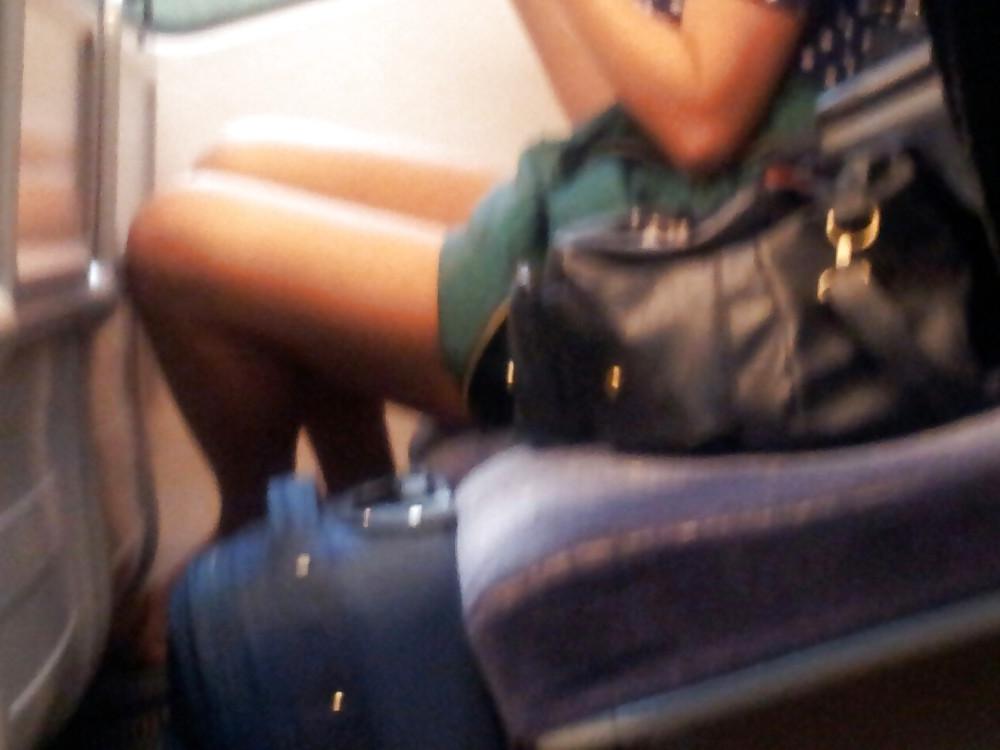8P Sexy Young Teen on the Train