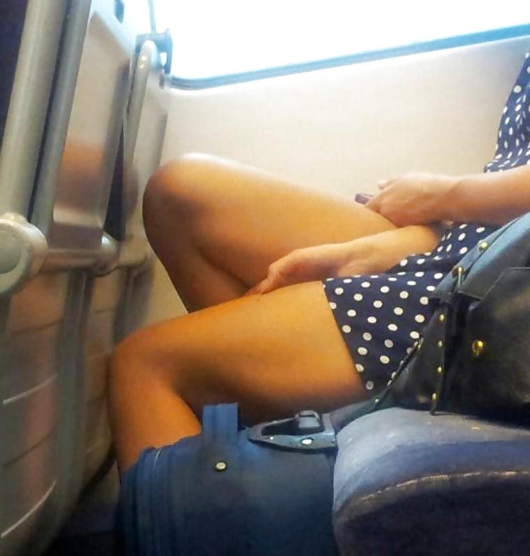 8P Sexy Young Teen on the Train