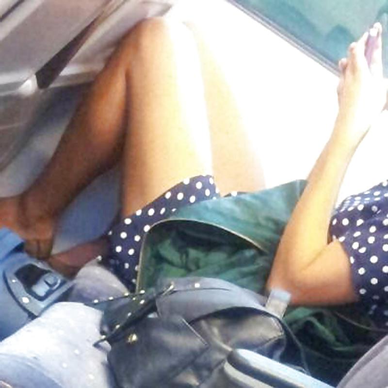 8P Sexy Young Teen on the Train