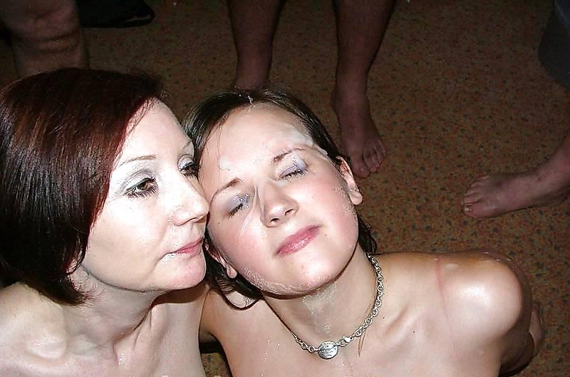 16P British Cum Queen Rachel Bukkake Party