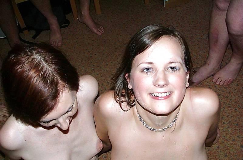 16P British Cum Queen Rachel Bukkake Party