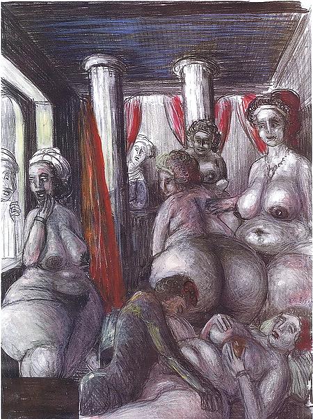 18P Bbws big boobs mediaeval  ( Art cartoon Vol.1 )