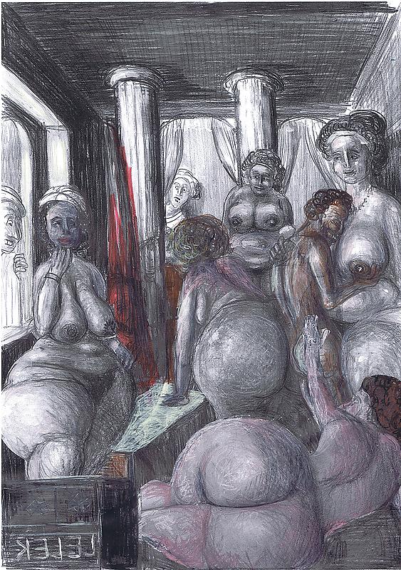 18P Bbws big boobs mediaeval  ( Art cartoon Vol.1 )