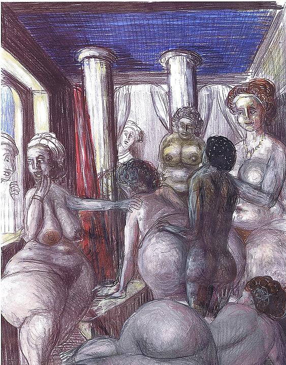 18P Bbws big boobs mediaeval  ( Art cartoon Vol.1 )