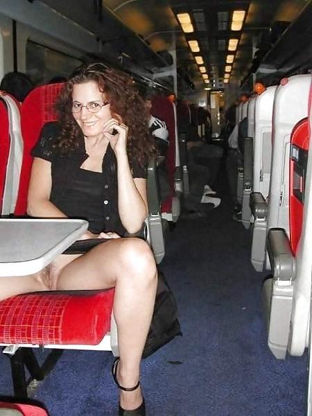 25P Train upskirt