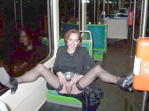 25P Train upskirt