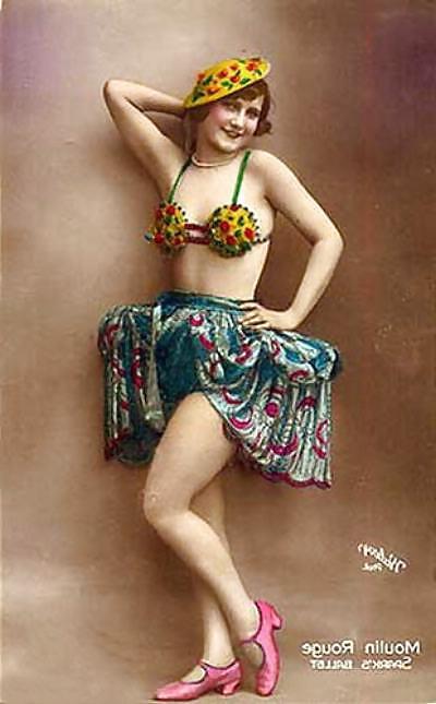 21P Vintage Erotic Photo Art 21 -  Cabaret Girls