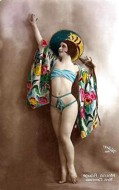 21P Vintage Erotic Photo Art 21 -  Cabaret Girls