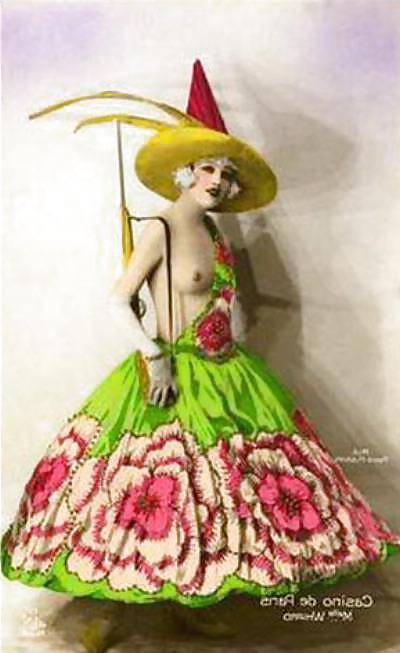 21P Vintage Erotic Photo Art 21 -  Cabaret Girls