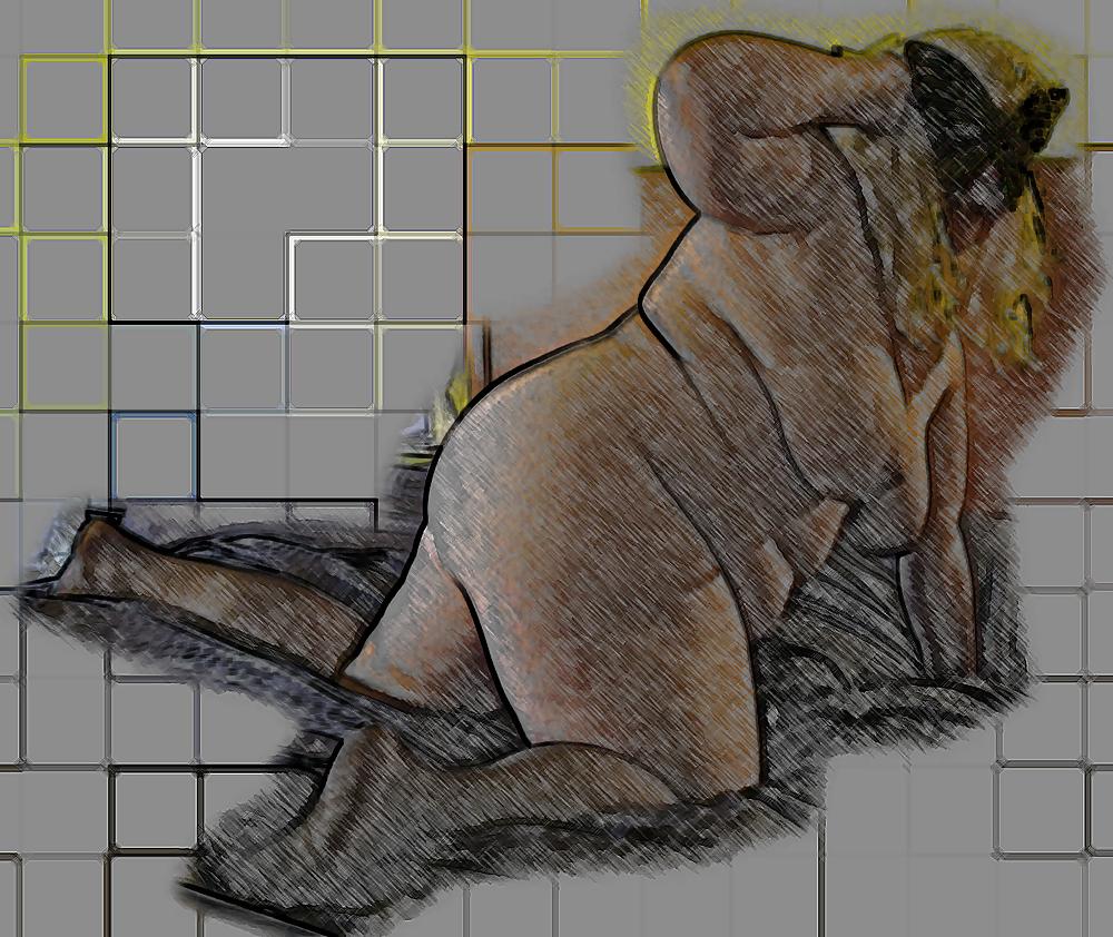9P BBW erotic art