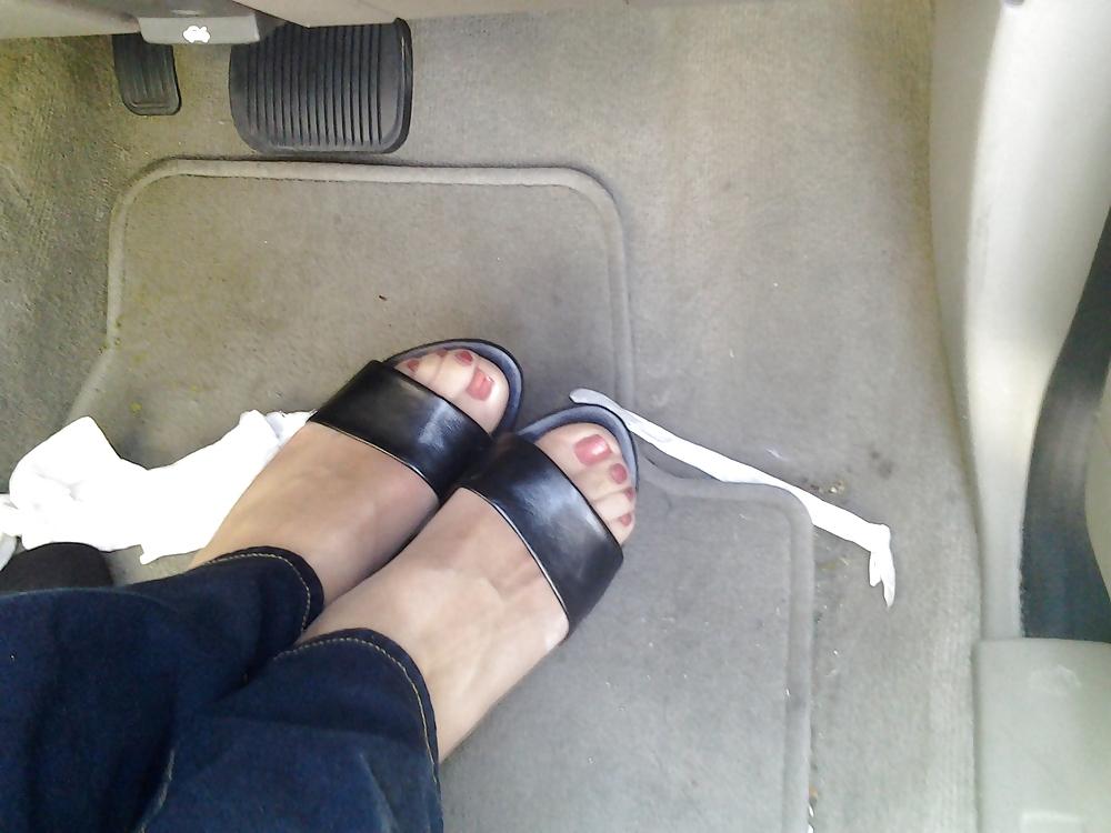 16P Angelica Marie Rios Nylon Feet Around Town