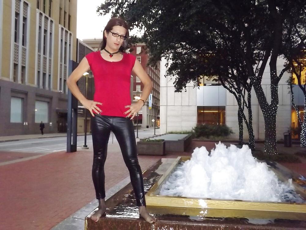16P Angelica Marie Rios Nylon Feet Around Town