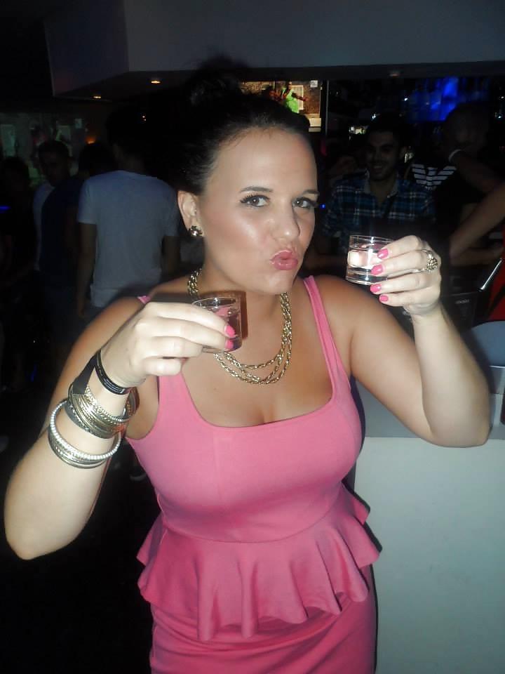25P Chubby slags seren,amy,charlotte and vicky holiday pics