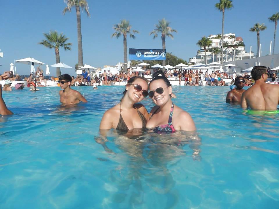 25P Chubby slags seren,amy,charlotte and vicky holiday pics